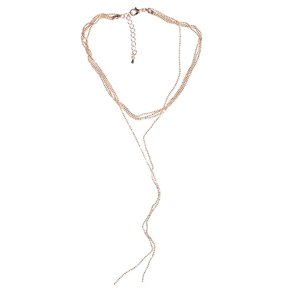 Rose Gold 9 Lives Choker